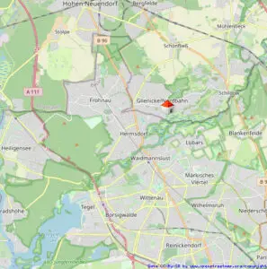 Lageplan Glienicke/Nordbahn