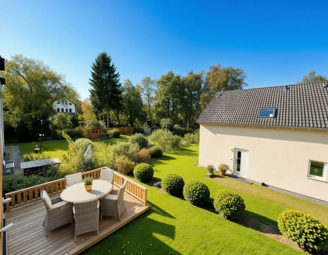 Visualisierung Garten