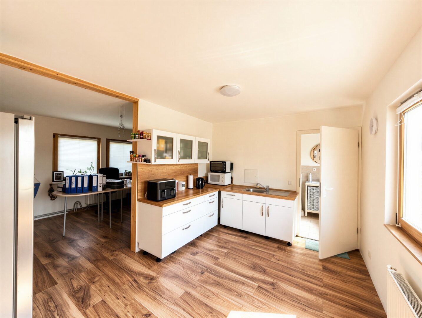 Blick in die Einliegerwohnung