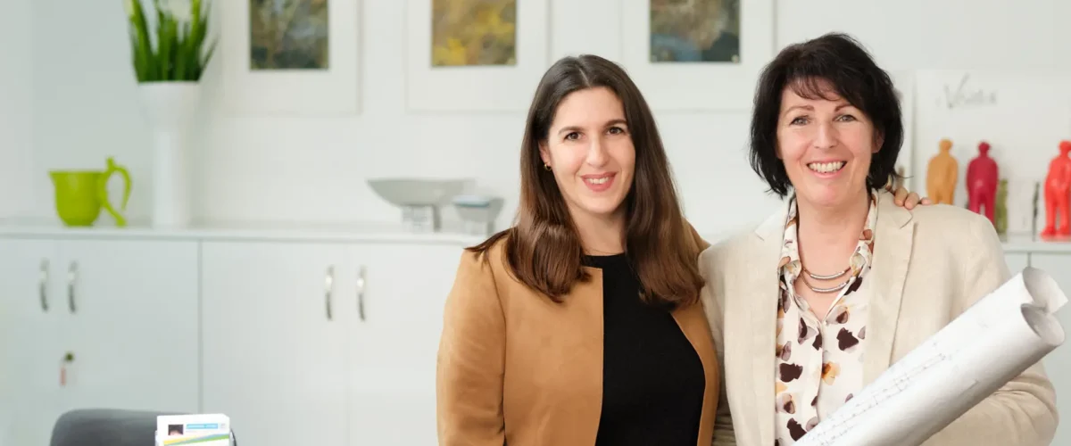 Daniela Ristock und Regina Burchardt von Burchardt Immobilien
